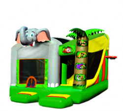 Jungle Adventure Bounce & Slide Combo