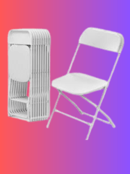 White Folding Chair