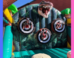 Triple Lane Dino Axe Throwing