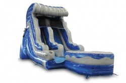 15ft Blue Wave Single Lane Water Slide  (WET)