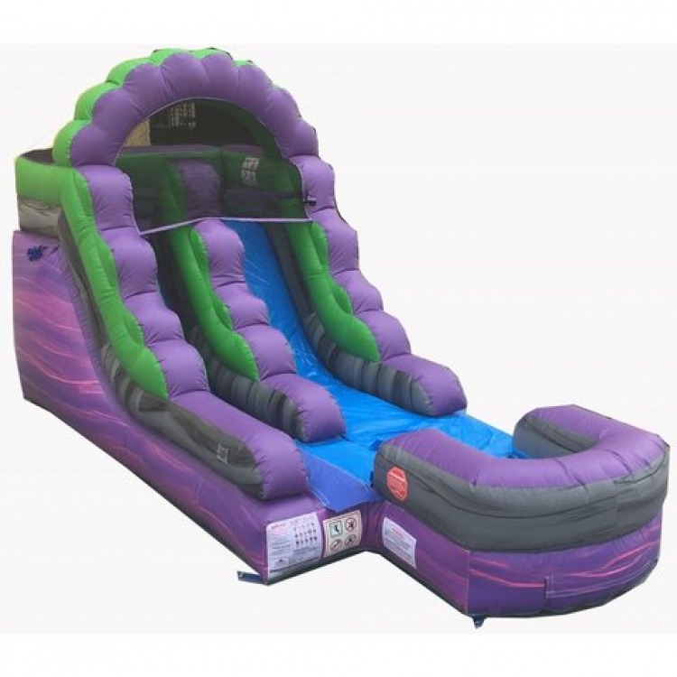 Purple Marble Water Slide