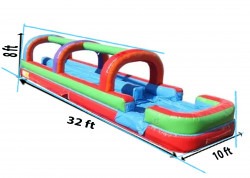 slip20n20slide20double20lane20bouncing20for20joy20bounce20house20and20party20rentals20dimensions 1727405192 2 Lane Double Fun Slip N SLIDE