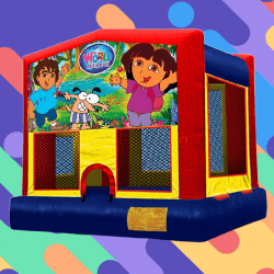 Dora Themed Bounce House