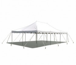 20x30 Frame Tent White Top