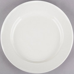 8 Round White Salad/Dessert Plate (Qty of 10)