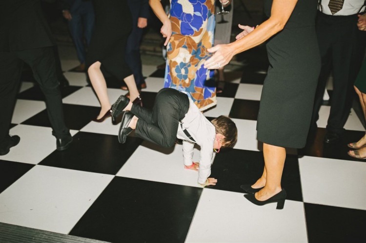 16'x16' Black and White Checkered Dance Floor