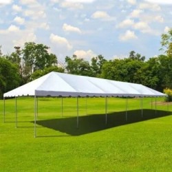 20x80 Frame Tent White Top