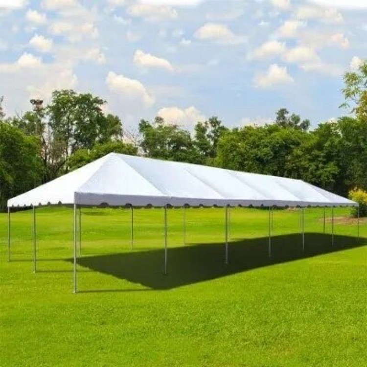 20x80 Frame Tent White Top