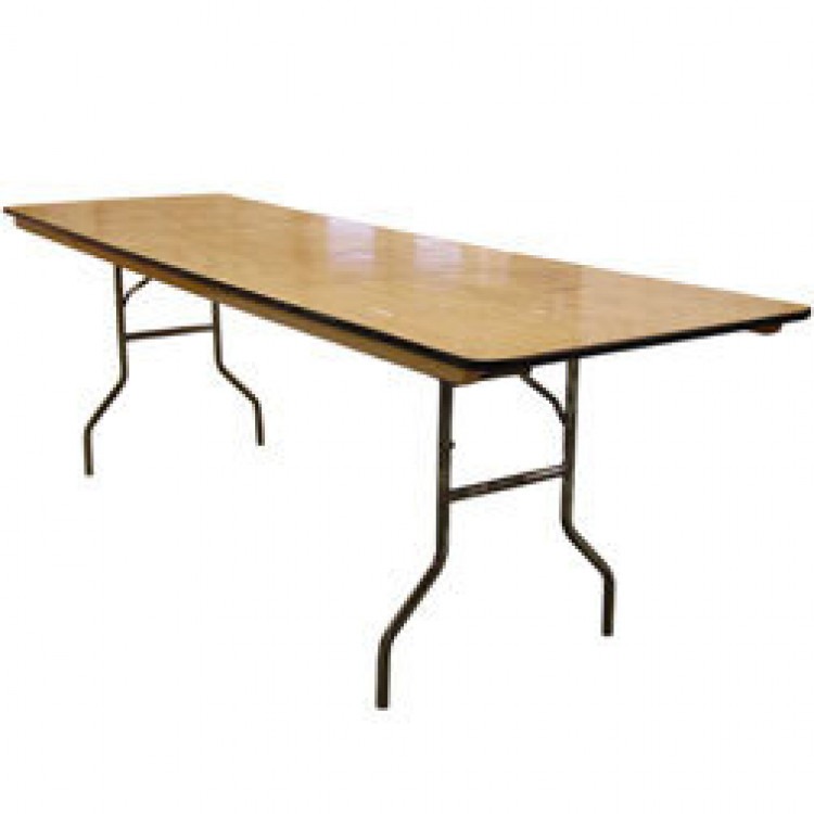 8' Rectangular Wooden Table