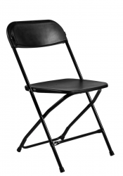 Black Plastic Chair