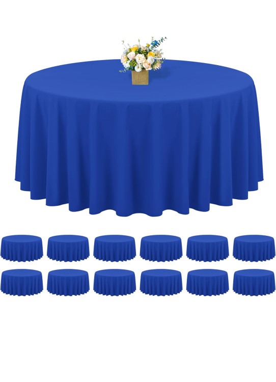 120’’ Royal Blue Round Linen