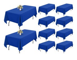 Royal Blue Rectangular Linen