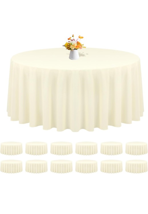 120’’ Beige Round Table Linen