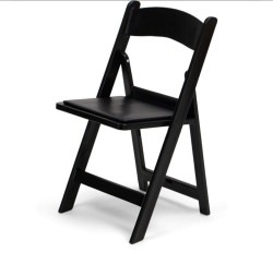 Black Resin Chair
