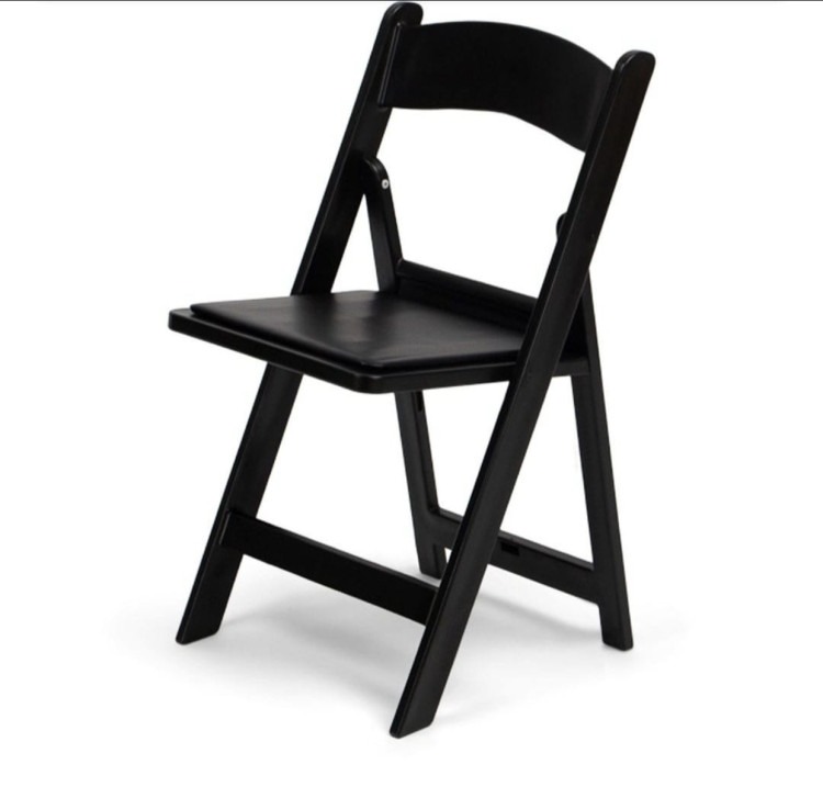 Black Resin Chair