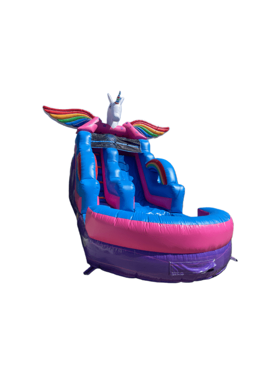 Unicorn 18 Ft Tall Water Slide