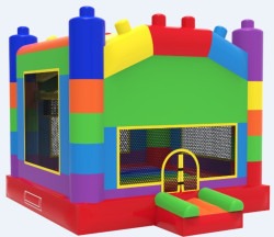 Block Party Bounce House with Basketball Hoop