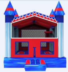 All-Star Jump House with Basketball Hoop