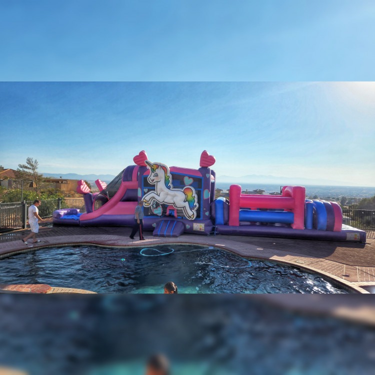 Unicorn Obstacle Course 55' x 17' x 14' (Wet or Dry)
