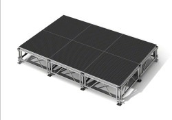 8x12 ft Black Stage