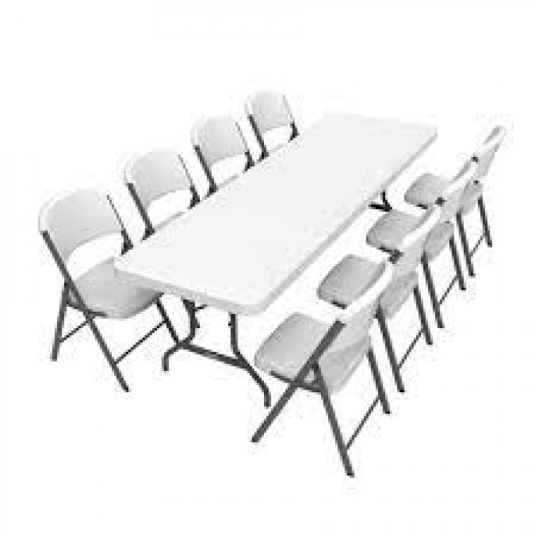 8' Table with 8 Chairs