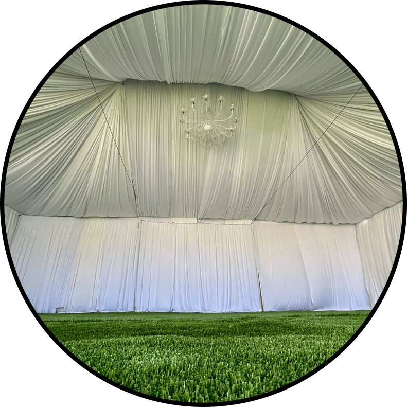 full draped canopy rentals FK Home