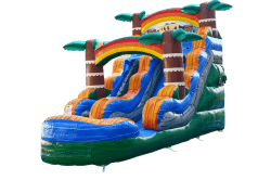 16 ft Tiki single lane slide dry