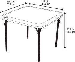 51MVeyVV5OL. AC SL1001 1753904115 Kids Folding Table - Square