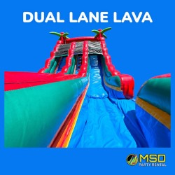 18FT DUAL LANE WATER SLIDE