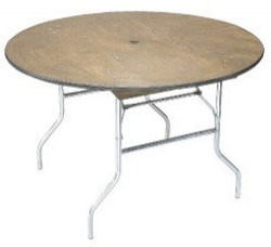 60 Inch Round Wood Table