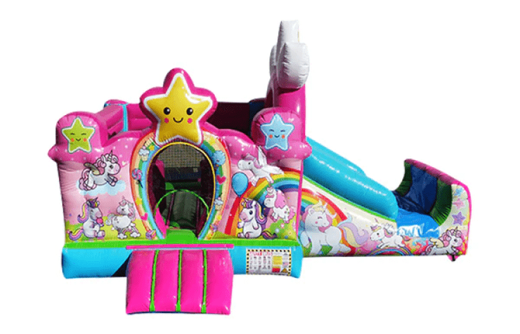 The Pink Magical Unicorn Bounce & Slide Combo