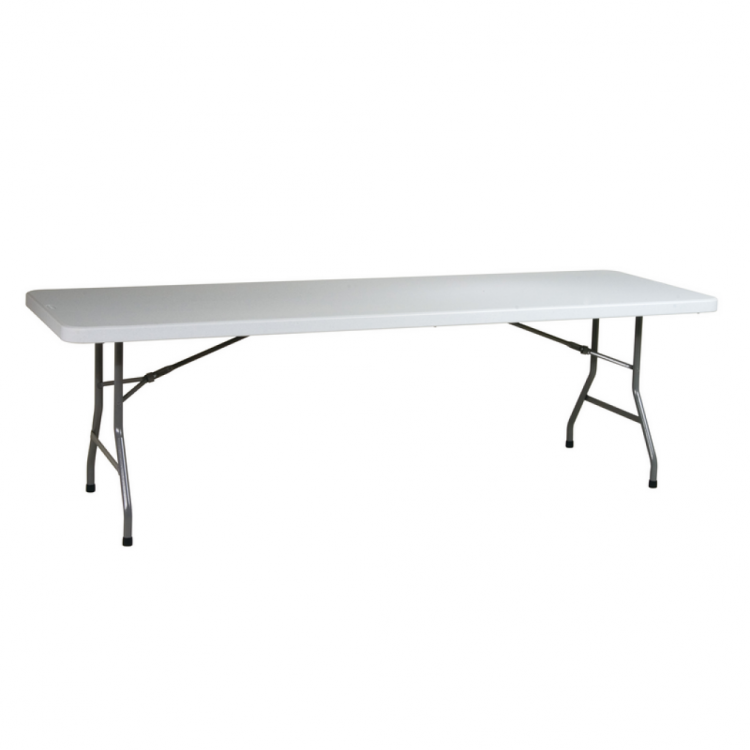 8ft pastic table
