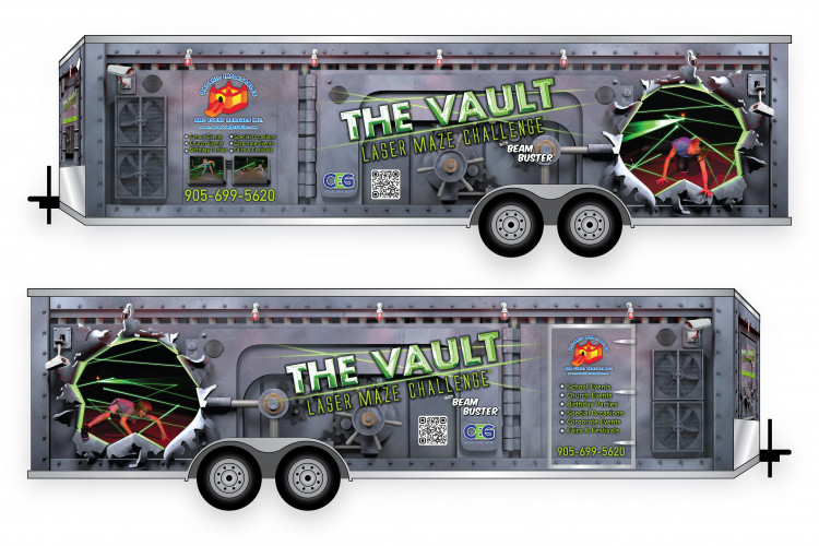 Mobile Laser Maze Trailer Mobile Laser Maze Trailer