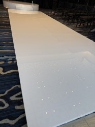 4'x8' White Acrylic Runner