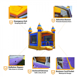 JCX CT13AVV 04 1725477220 VOLCANO 13' X 13' BOUNCE HOUSE All Inclusive package