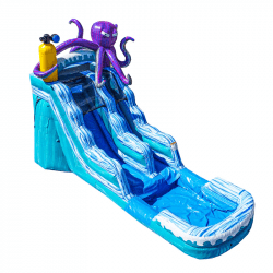 JCXD WS15DS 1725472086 19' Deep Sea Water Slide W/Pool (Conditional Overnight)