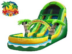 12' Wet and Dry Slide - Tropical Theme