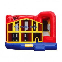 Castle Bounce House W/Slide Combo 5  in 1