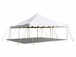 20 x 20 Pole Tent White