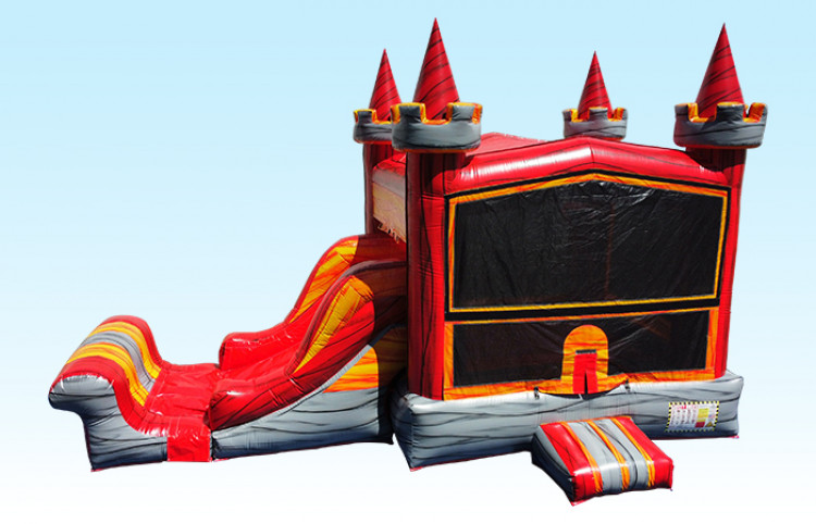 Red Marble Combo-Dry Slide