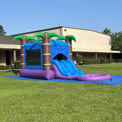3 1748636234 Enchanted Forest Midsize Combo Bounce House W/Slide