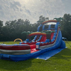 4 1748633746 Baja Splash Dual Lane Hybrid Waterslide - 18 ft