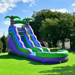 Purple Tropical Water Slide - 16 ft
