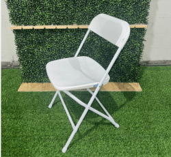 Folding Chair - White