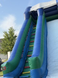 Dual Lane Water Slide & Slip-N-Slide