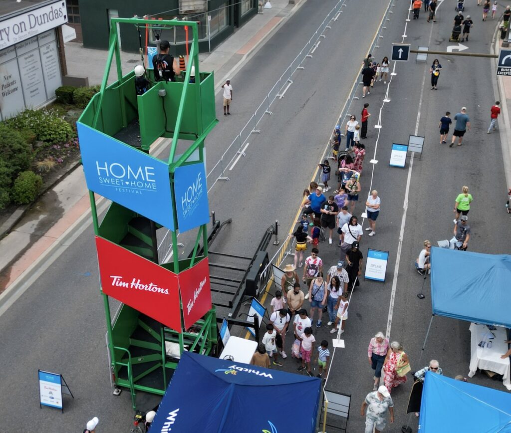 Ontario Inflatables Mobile Zipline