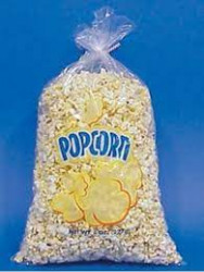 Additional Popcorn supplies  (25 servings)