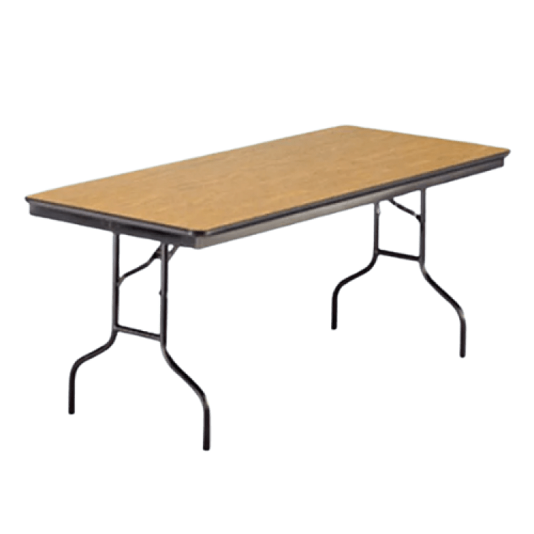 8 ft x 30 in Long Table - Wooden