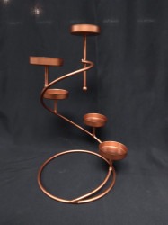 Copper Winding Tealight Holder