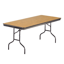 6 ft x 30 in Long Table - Wooden